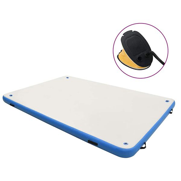 vidaXL Plutajuća platforma na napuhavanje plavo-bijela 300x200x15 cm