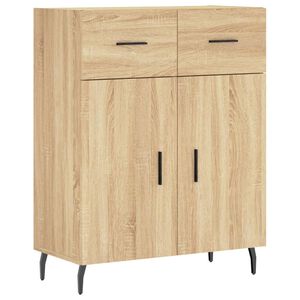 vidaXL Komoda boja hrasta sonome 69,5x34x90 cm od konstruiranog drva