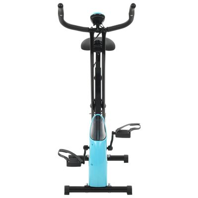 vidaXL Magnetski bicikl za vježbanje s mjerenjem pulsa crno plavi