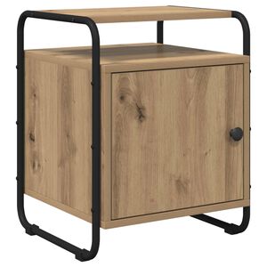 vidaXL Noćni ormar Hrast artisan Konstruirano drvo