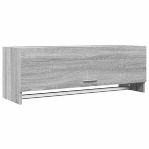 vidaXL Ormar boja sivog hrasta 100x32,5x35 cm konstruirano drvo