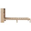 vidaXL Krevet s regalom za knjige bez madraca 75x190 cm borovina