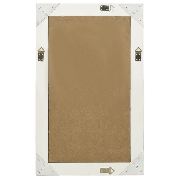 vidaXL Zidno ogledalo u baroknom stilu 50 x 80 cm bijelo