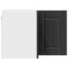 vidaXL Kuhinjski ormarić Crna 57 x 57 x 40 cm Konstruirano drvo