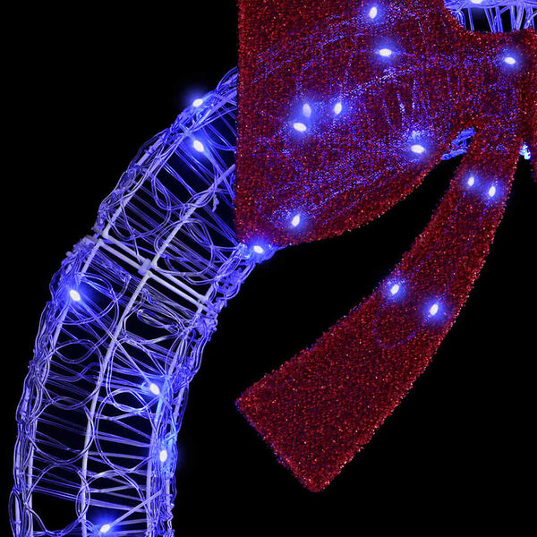 vidaXL Vijenac s 150 LED svjetlima Plava 120 cm Akril