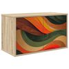 vidaXL TV ormar za montažu na zid BONN 69 x 33 x 40 cm Hrast sonoma