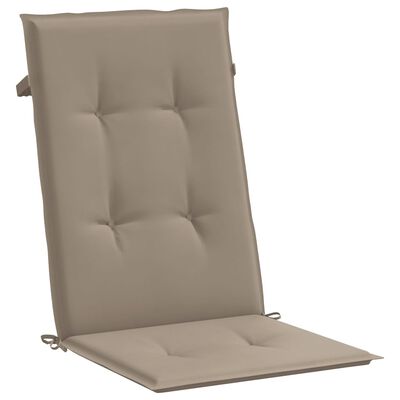 vidaXL Jastuci za vrtne stolice 6 kom smeđesivi 120x50x3 cm od tkanine
