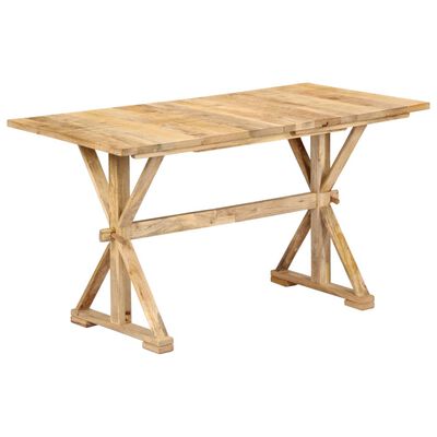 vidaXL Blagovaonski stol od masivnog drva manga 118 x 58 x 76 cm