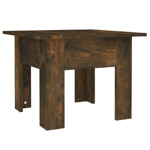 vidaXL Stolić za kavu boja dimljenog hrasta 55 x 55 x 42 cm od iverice