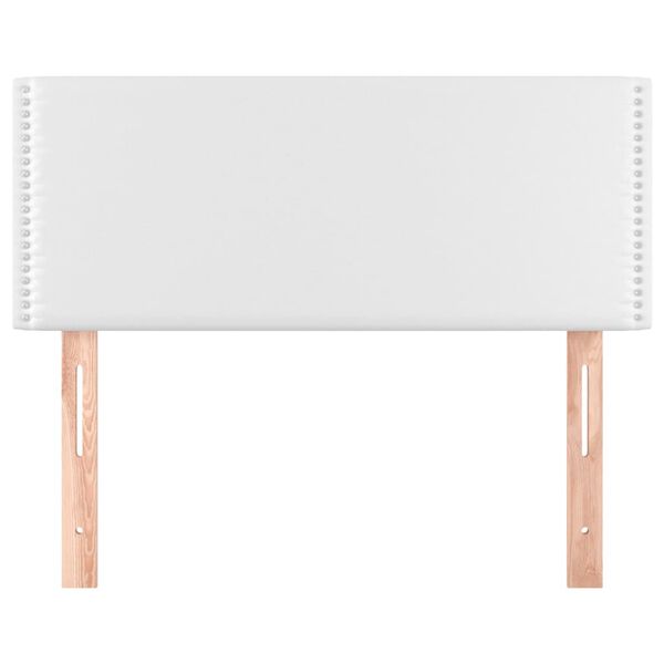 vidaXL Uzglavlje bijelo 80 x 5 x 78/88 cm od umjetne kože