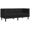 vidaXL Sofa Crna 174 x 74,5 x 70,5 cm PVC