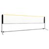 vidaXL Podesiva mreža za badminton 500 x 103 x 94 - 158 cm metalna