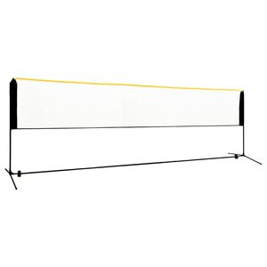 vidaXL Podesiva mreža za badminton 500 x 103 x 94 - 158 cm metalna