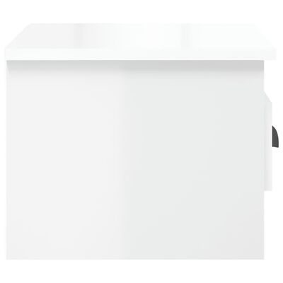 vidaXL Zidni noćni ormarić bijeli visokog sjaja 41,5 x 36 x 28 cm