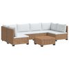 vidaXL 7 kom. Ratan Lounge Set s Jastucima GENDT Prirodni ratan