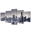 vidaXL Zidne Slike na Platnu Monokromatski Set s Printom New York 200 x 100 cm