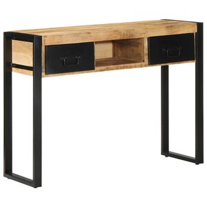 vidaXL Konzolni stol 100x35x75 cm Puno grubo drvo Mango
