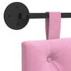 vidaXL Držeće uzglavlje Zidne Ružičasta 110 x 55 x 7 cm tkanina