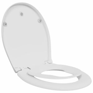 vidaXL WC daska Bijelo 47 x 37 x 4 cm Duroplast
