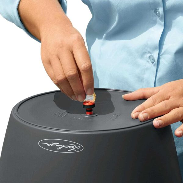 LECHUZA sadilica Classico Color 28 ALL-IN-ONE boja škriljevca 13204