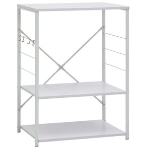 vidaXL Ormarić za mikrovalnu pećnicu bijeli 60 x 39,6 x 79,5 cm drveni