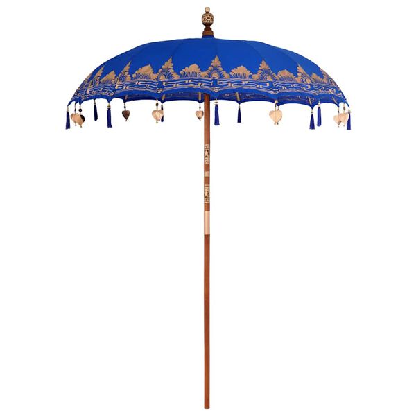 vidaXL Baline&scaron;ki Parasol Plava 185 x 185 x 260 cm