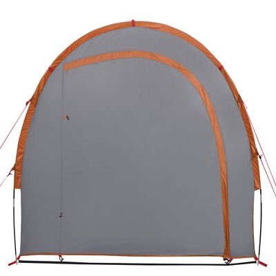 vidaXL Šator za pohranu sivo-narančasti vodootporni