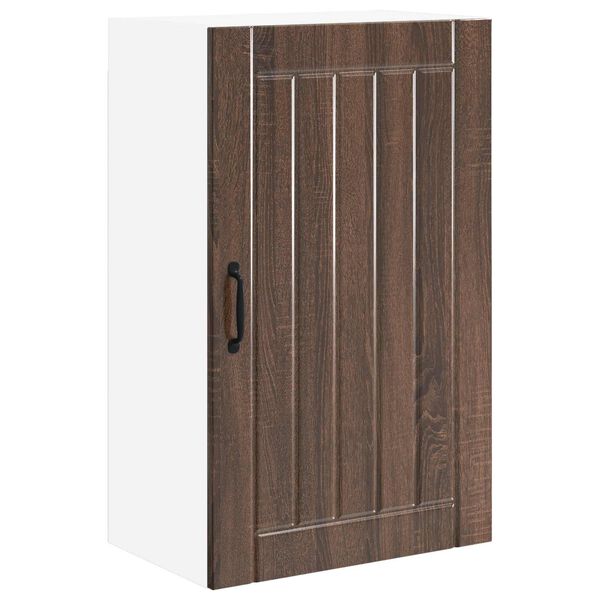 vidaXL Kuhinjski ormarić Lucca Smeđi hrast 50 x 31 x 80 cm