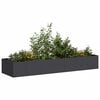vidaXL Sadilica crna 280x80x40 cm od čelika