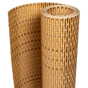 vidaXL Balkonski zasloni 5 kom svijetlosmeđi 300 x 80 cm od poliratana