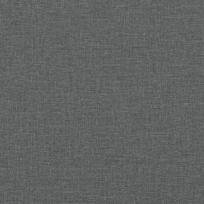 vidaXL Kauč na razvlačenje od tkanine tamnosivi