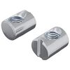 vidaXL Barrel matica 2 pcs Srebrno M6 x 13 mm Željezo