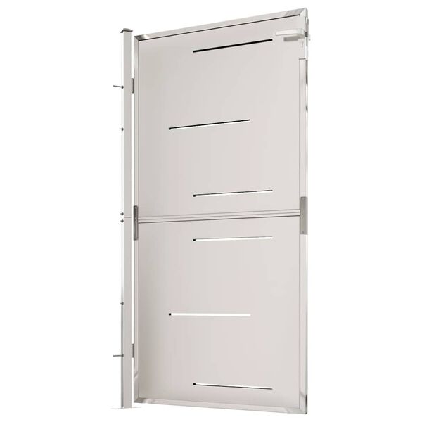 vidaXL Vrtna vrata 100x175 cm nehrđajući čelik