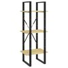 vidaXL Ormarić za knjige s 3 razine 40 x 30 x 105 cm masivna borovina