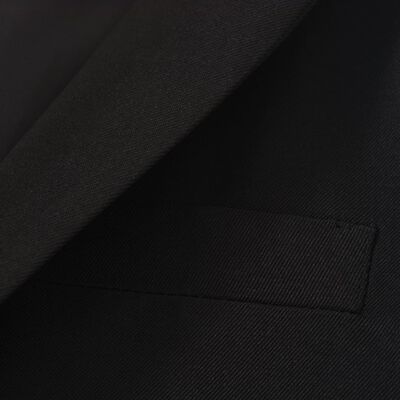 vidaXL Dječje 3-dijelno svečano odijelo veličina 116/122 crno