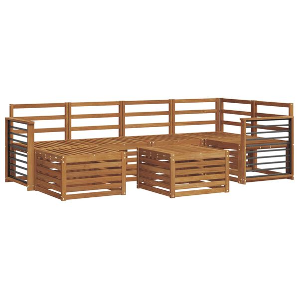 vidaXL Setovi sofa Prirodna Čvrsto drvo akacije