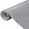 vidaXL Folije za automobil 2 kom 4D srebrne 100 x 150 cm + 50 x 150 cm