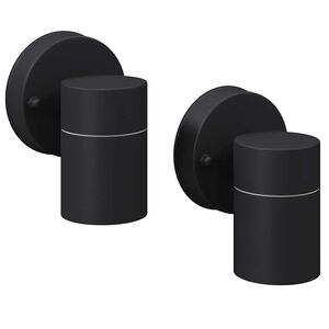 vidaXL Vrtna LED Zidna Svjetiljka 2 kom Nehrđajući Čelik