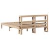 vidaXL Okvir kreveta s uzglavljem 120x190 cm od borovine