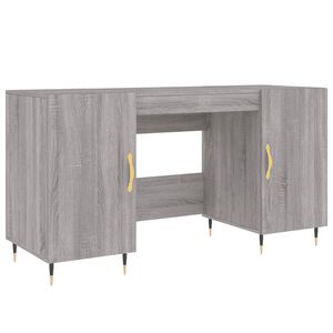 vidaXL Radni stol boja hrasta sonome 140x50x75 cm konstruirano drvo