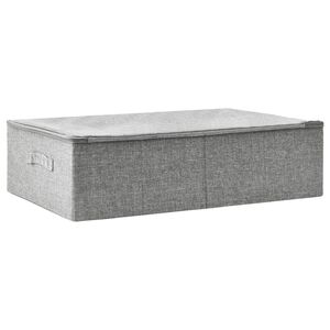 vidaXL Kutija za pohranu od tkanine 70 x 40 x 18 cm siva