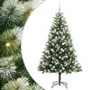 vidaXL Umjetno Božićno drvce s pokrivačem snijega 300 LED lampica