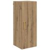 vidaXL Highboard Umjetnički hrast 34,5 x 34 x 180 cm Konstruirano drvo