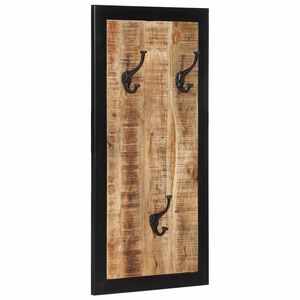 vidaXL Stalak za kapute 40x2x80 cm Puno grubo drvo Mango