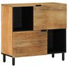 vidaXL Komoda smeđa 80x33x75 cm Puno drvo Mango