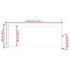 vidaXL Uvlačiva bočna tenda za terasu 100 x 300 cm crna
