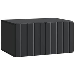 vidaXL TV ormar za zid Zidne Crna 59,5 x 41 x 30 cm Konstruirano drvo
