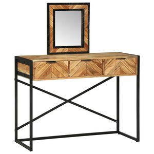 vidaXL Toaletni stol Smeđa 100 x 40 x 120 cm Čvrsto drvo akacije