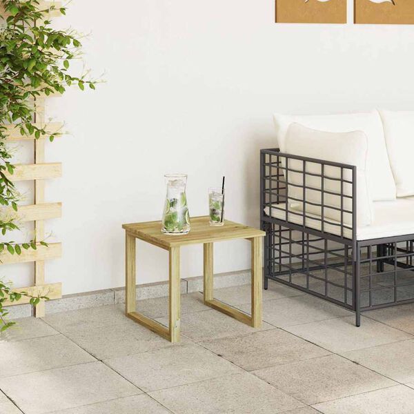 vidaXL stol Prirodna 40 x 40 x 36 cm Impregnirana borovina