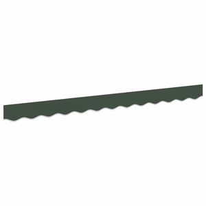 vidaXL Zamjena za rub tende Tamnozelena 236 x 20 cm Poliester
